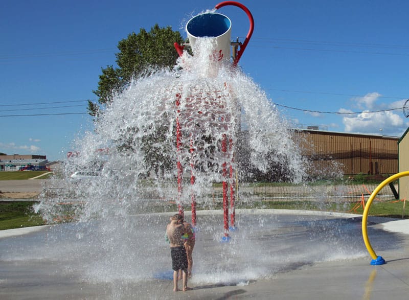 New Splash Pad in La Broquerie, Manitoba PlayQuest