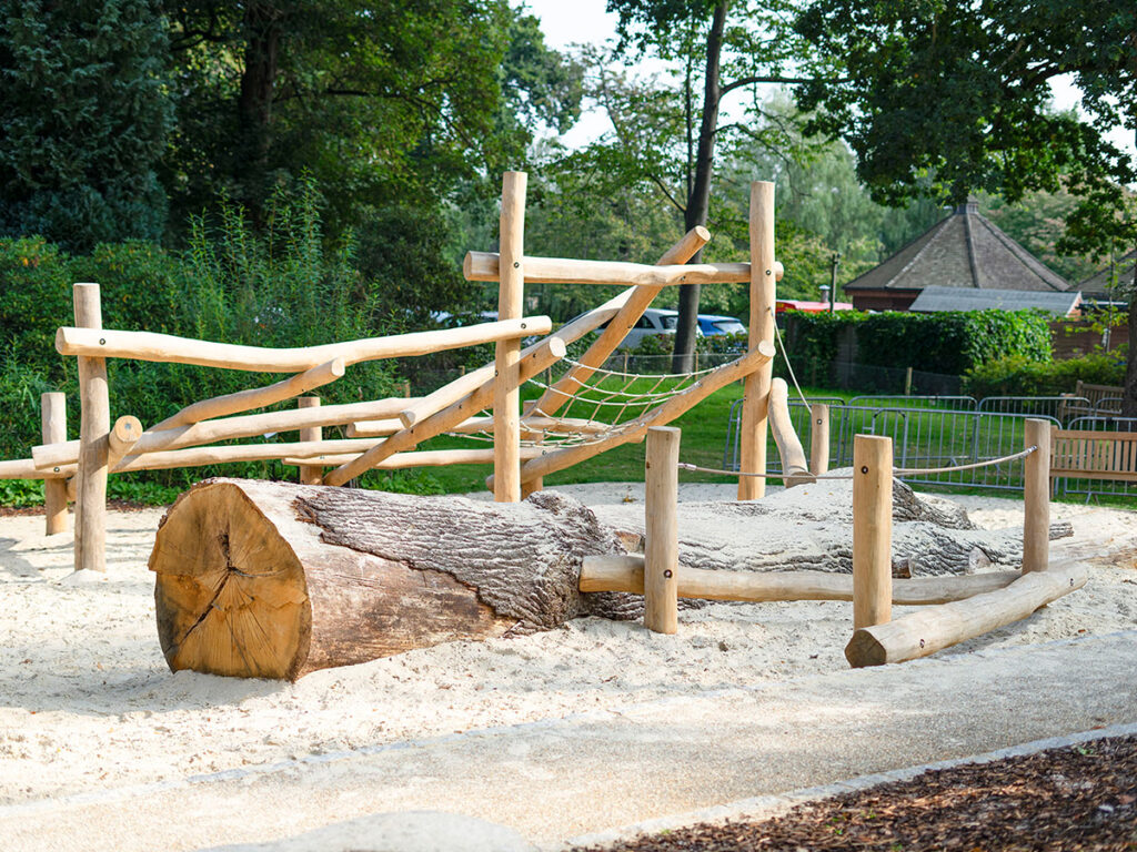 Duncan and Grove log climbing frame